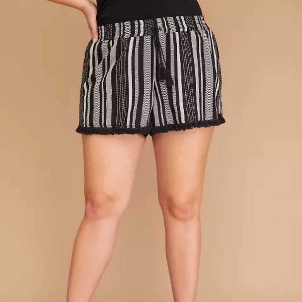 Lane Bryant Tassel Fringe Shorts 22/24